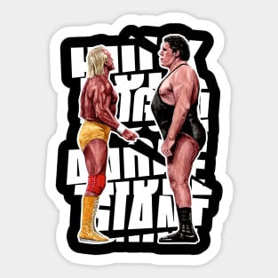 ANDRE AND HOGAN Sticker